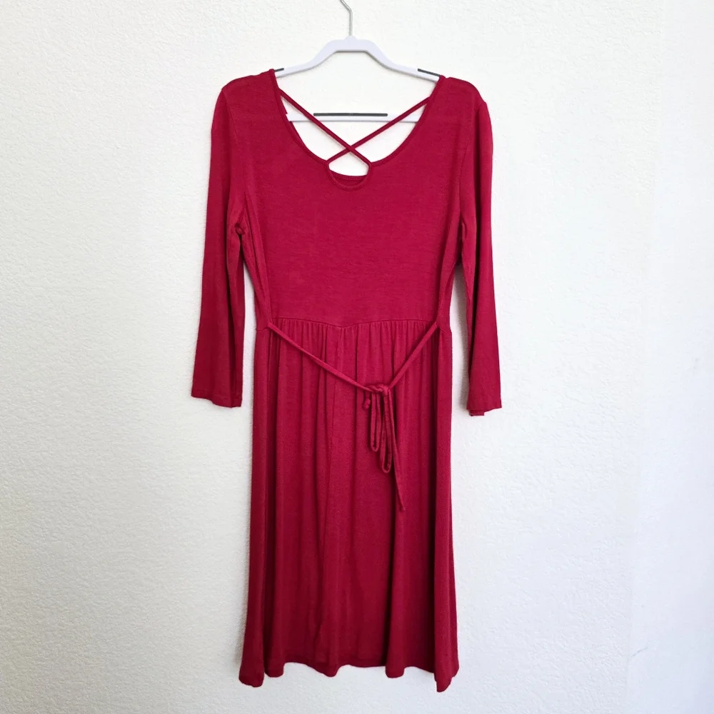 Justice Girl's BE MAGICAL Graphic Loop Back Dress Size 12